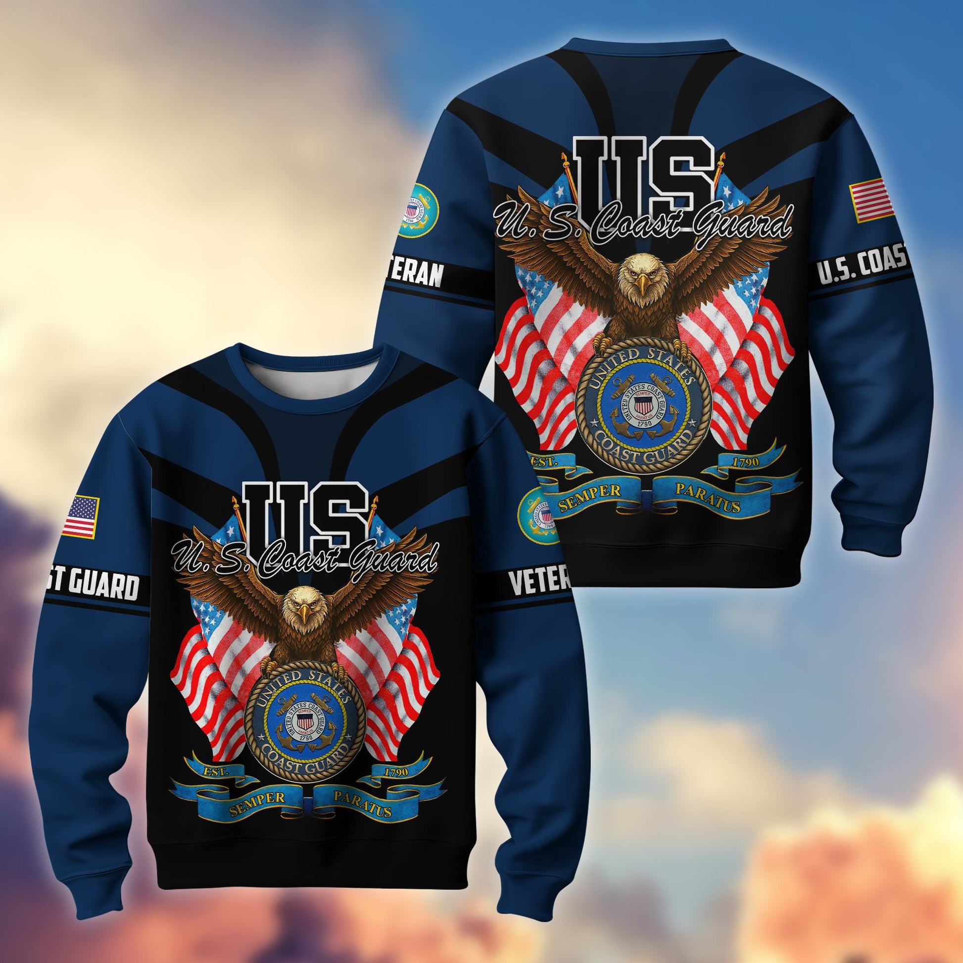 Premium US Veterans Sweatshirt ATTN140821, Gifts For US Veterans, Gifts On Father's Day, Veterans Day.
