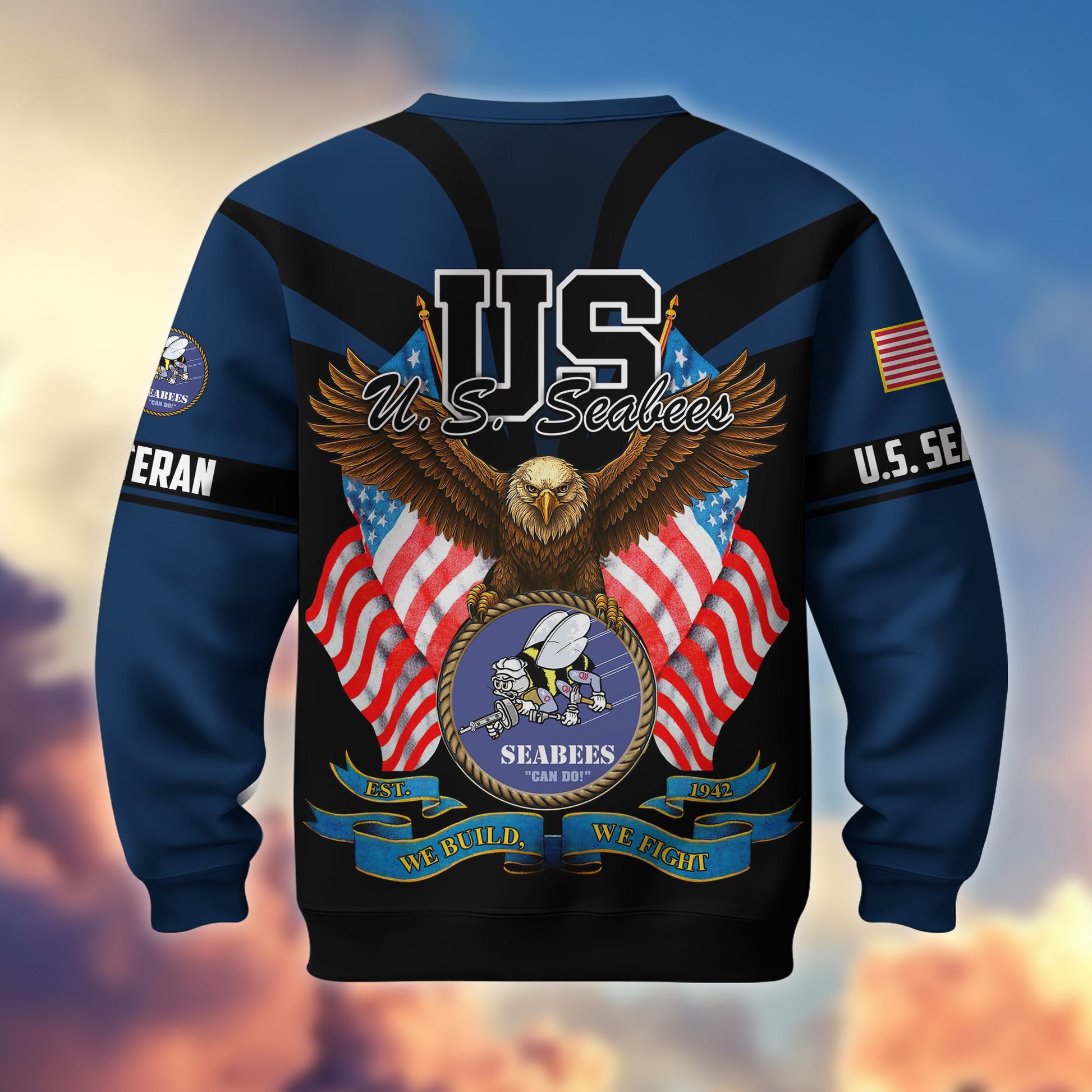 Premium US Veterans Sweatshirt ATTN140821, Gifts For US Veterans, Gifts On Father's Day, Veterans Day.