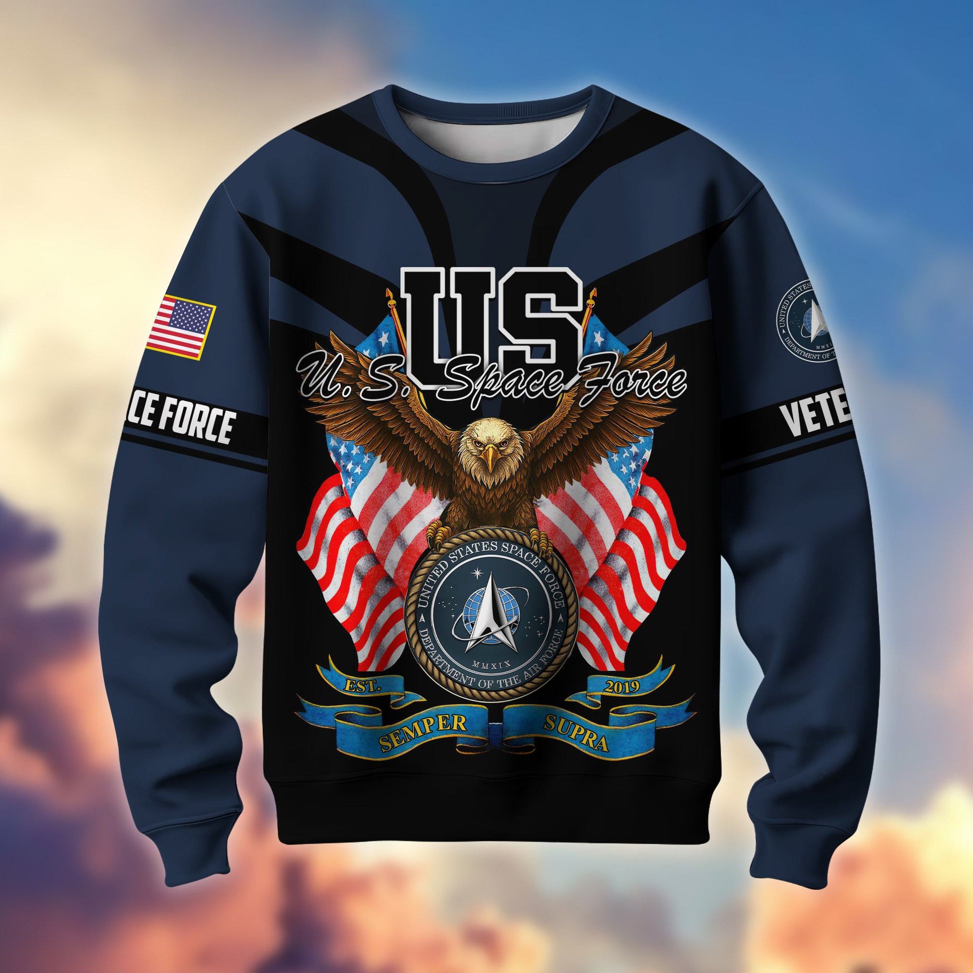 Premium US Veterans Sweatshirt ATTN140821, Gifts For US Veterans, Gifts On Father's Day, Veterans Day.
