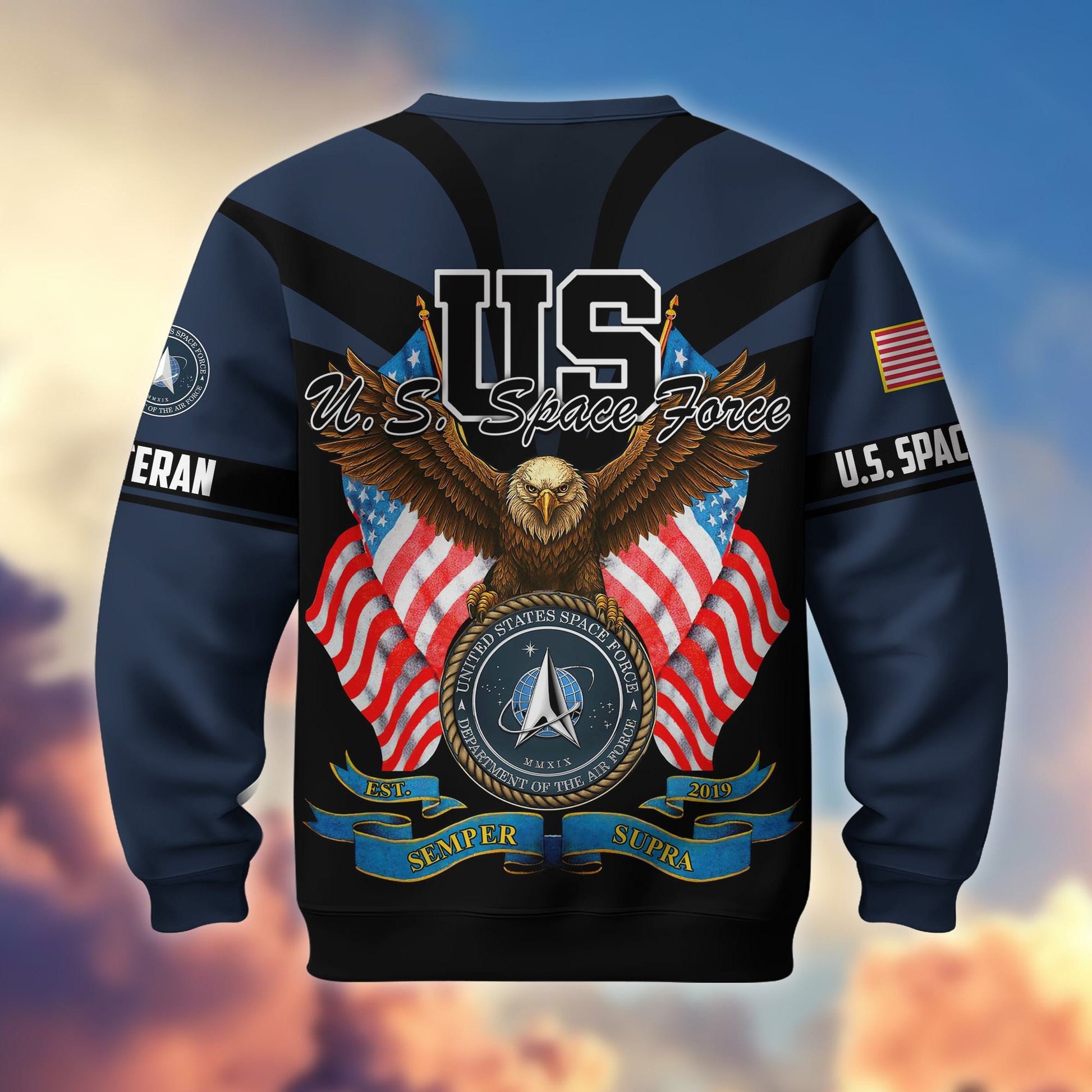 Premium US Veterans Sweatshirt ATTN140821, Gifts For US Veterans, Gifts On Father's Day, Veterans Day.