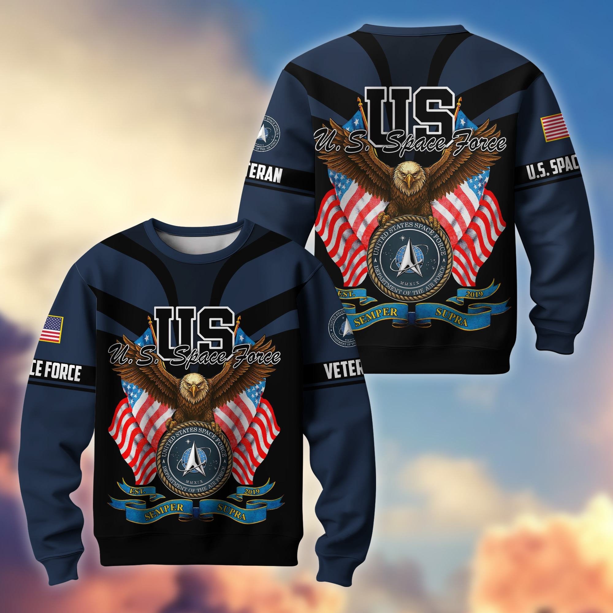 Premium US Veterans Sweatshirt ATTN140821, Gifts For US Veterans, Gifts On Father's Day, Veterans Day.
