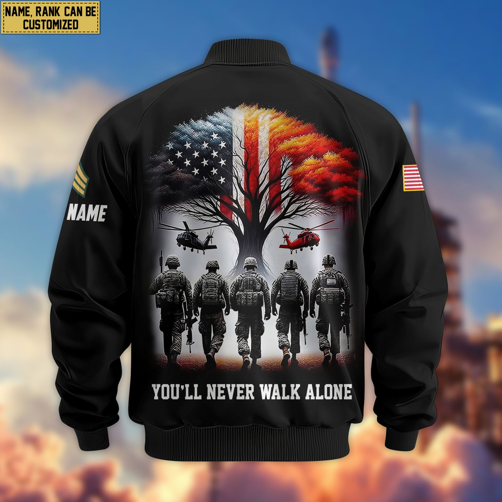 Premium Custom Vietnam Veteran Bomber Jacket VPVC802906, Gifts For Vietnam Veteran, Gifts On Father's Day, Veterans Day.