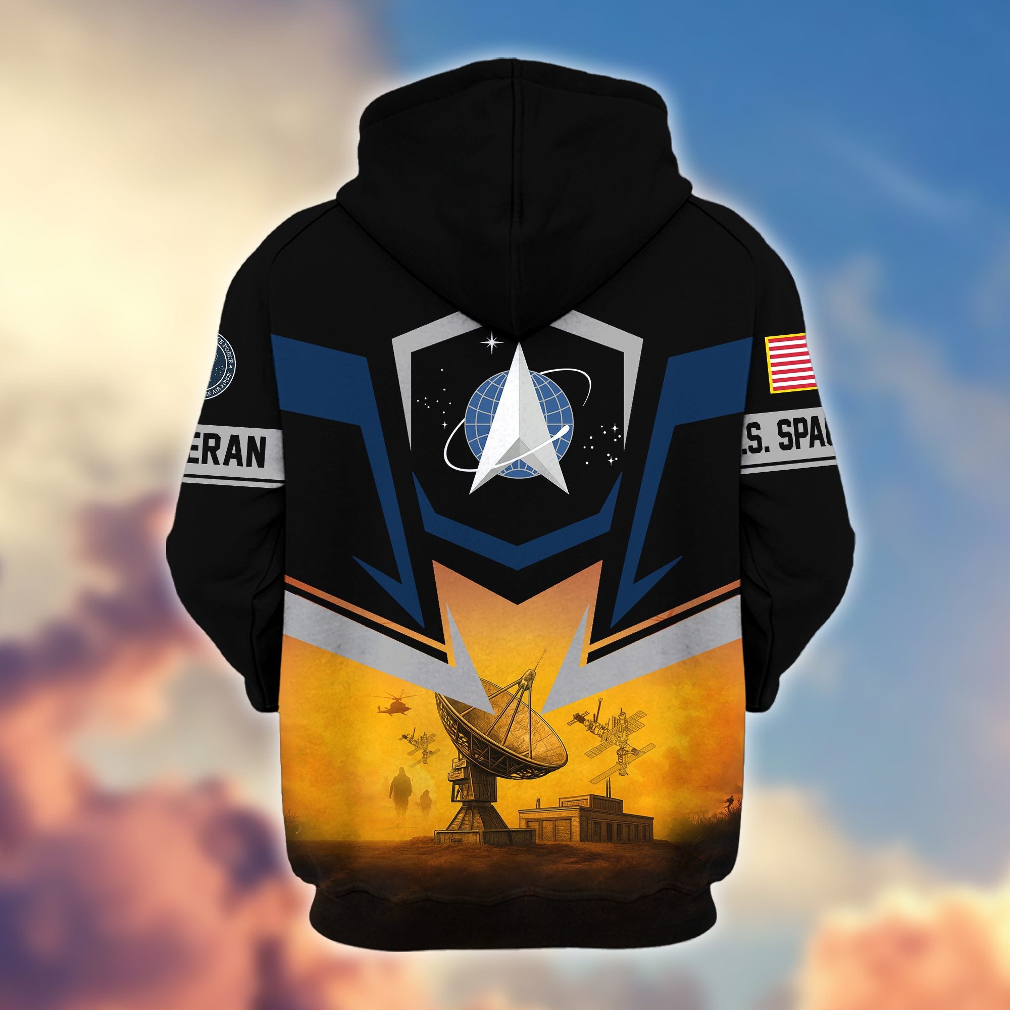 Premium US Veterans Zip Hoodie BPHN100912, Gifts For US Veterans, Gifts On Father's Day, Veterans Day.