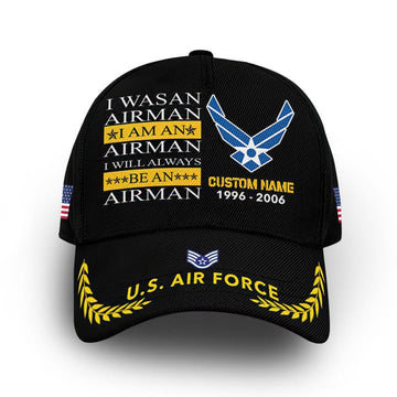 Premium USAF Veteran Custom Cap VPVC005904, Gifts For Air Force Veteran, Best Gifts On Independence Day, Veterans Day.