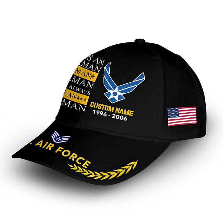 Premium USAF Veteran Custom Cap VPVC005904, Gifts For Air Force Veteran, Best Gifts On Independence Day, Veterans Day.
