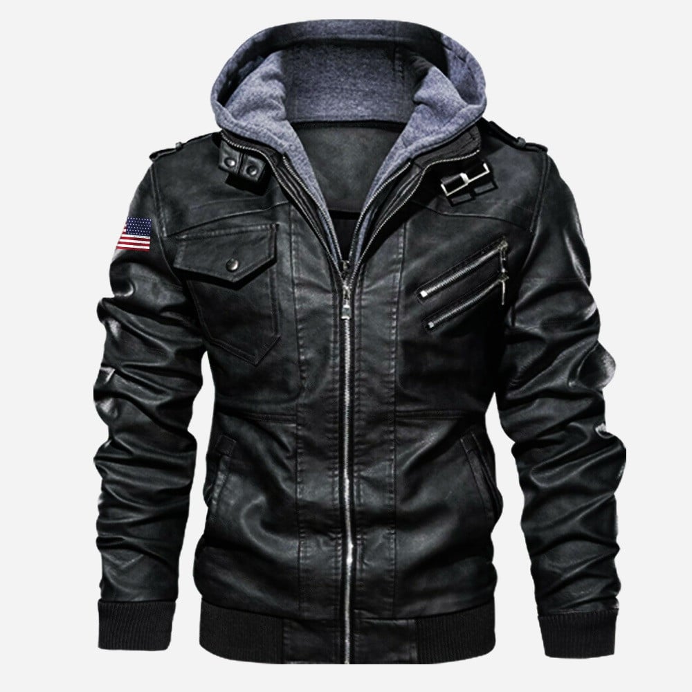 Premium USMC Leather Jacket VPVC702225, Gifts For Marine Veteran, Gifts On Father's Day, Veterans Day.