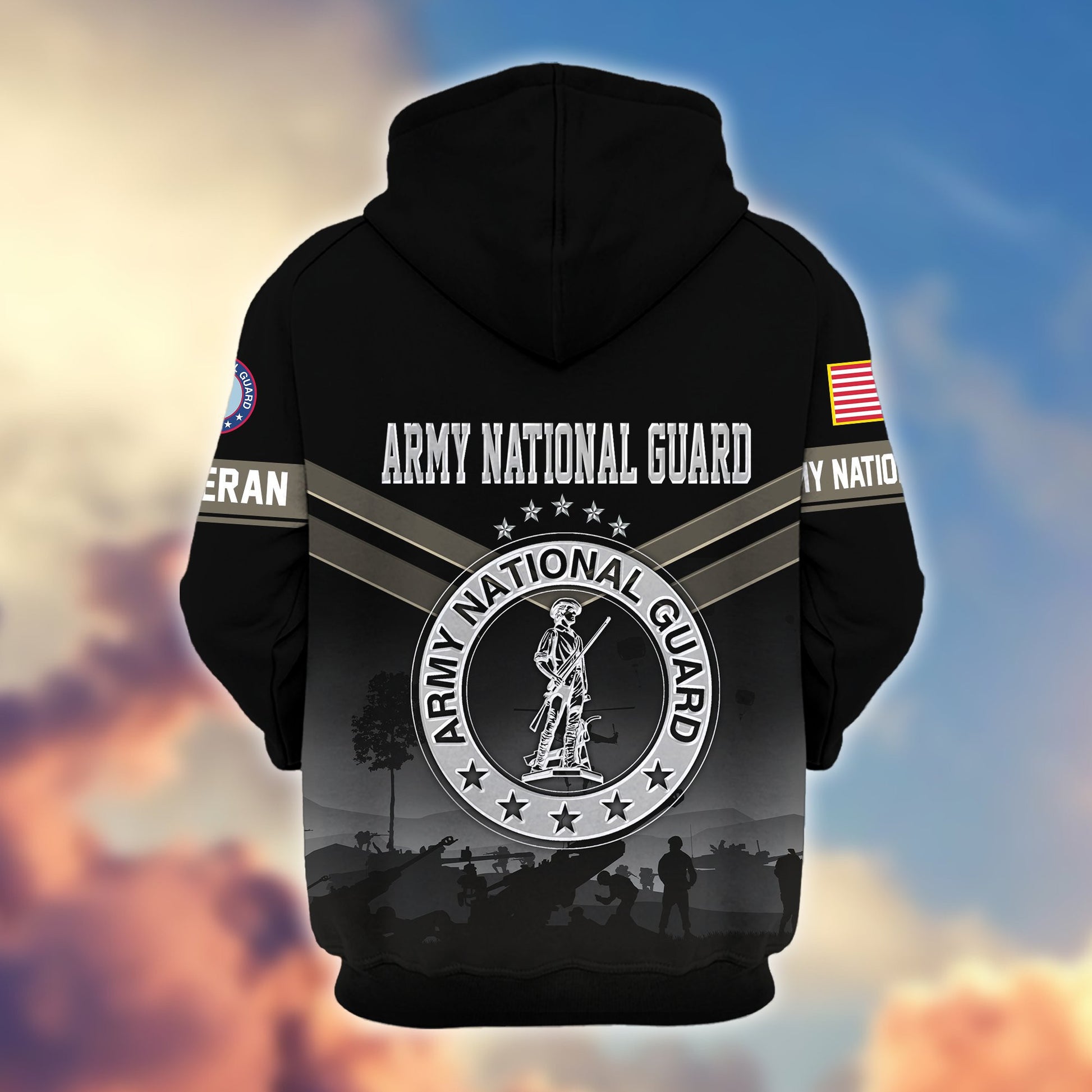 Premium US Veterans Zip Hoodie BPHN290911, Gifts For US Veterans, Gifts On Father's Day, Veterans Day.